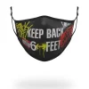 ADULT BACK IT UP FORM FITTING FACE MASK