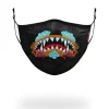 ADULT DRAGON SHARK FORM FITTING FACE MASK