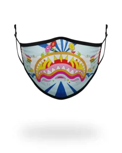 ADULT GROOVY SHARK FORM FITTING FACE MASK