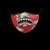 ADULT MONEY CAMO (RED) FORM-FITTING FACE MASK