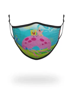 ADULT SPONGEBOB JELLY SHARK FORM FITTING FACE-COVERING
