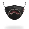 ADULT TRINITY SHARK FORM FITTING FACE MASK