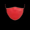 ADULT VERTICAL SHARK (RED) FORM-FITTING FACE MASK