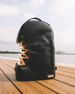A.i.3 SHARK BITE BLACK GOLD BACKPACK (DLXV)