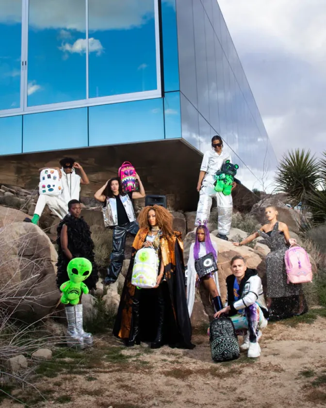 ALIEN PLUSH BACKPACK