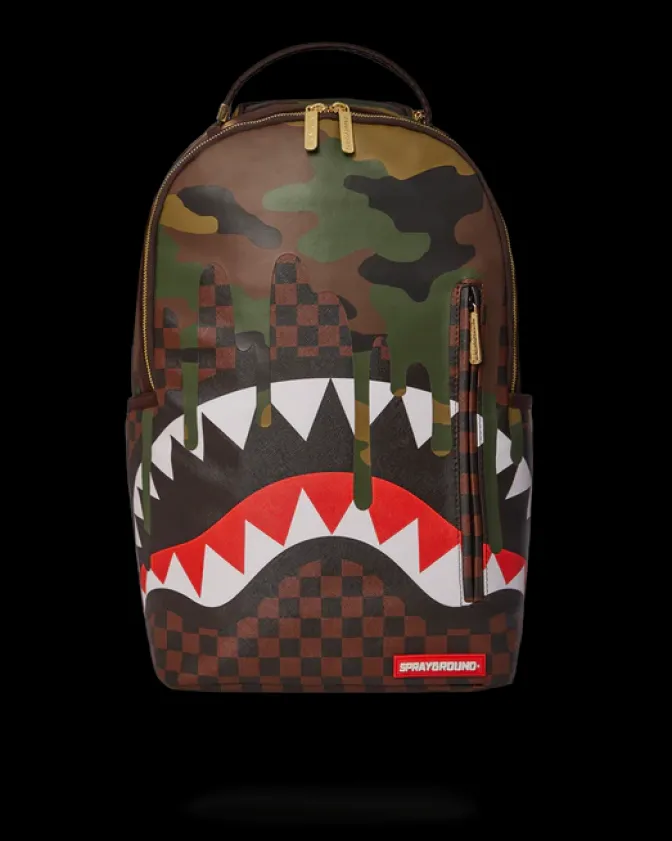 CAMO DRIP SHARKS IN PARIS BACKPACK (DLXV)