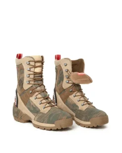 CAMO TERRAIN FUERZA COBRA PARATROOPER BOOTS - MADE IN COLOMBIA NUMBERED 1/280 PAIRS