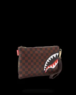 CHECKS IN CAMOFLAUGE CROSSOVER CLUTCH
