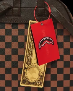 EXTERIOR GOLD ZIP POCKET SHARKS IN PARIS SAVAGE BACKPACK