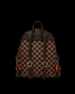 EXTERIOR GOLD ZIP POCKET SHARKS IN PARIS SAVAGE BACKPACK