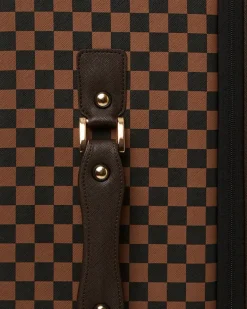 EXTERIOR GOLD ZIP POCKET SHARKS IN PARIS JETSETTER CARRY-ON LUGGAGE