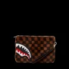 FURRR SHARKS IN PARIS CROSSOVER CLUTCH