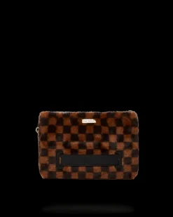 FURRR SHARKS IN PARIS CROSSOVER CLUTCH