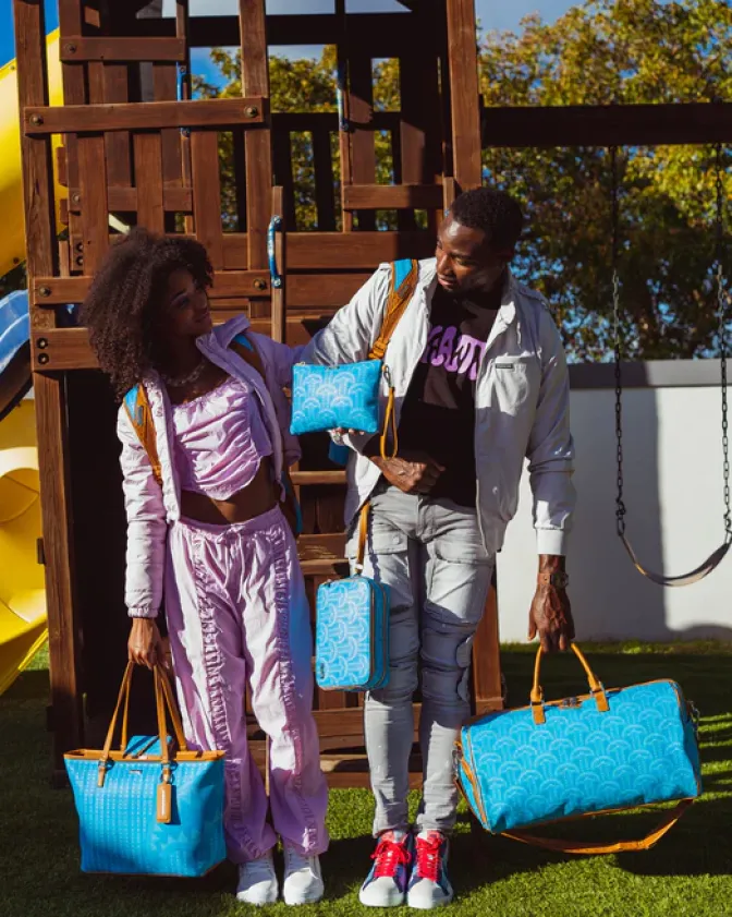 ILLUCHAINS TURQ TOTE