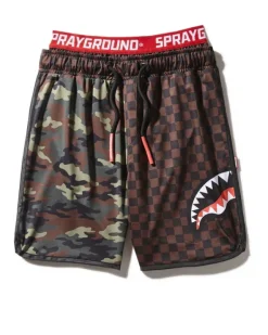 KIDS CHECKS u0026 CAMO SWIM TRUNKS
