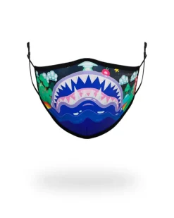 KIDS FORM FITTING MASK:  ASTRO BUBBLE