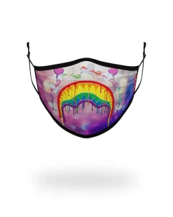 KIDS FORM FITTING MASK: MELT THE RAINBOW