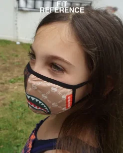 KIDS FORM FITTING MASK: SPUCCI LEOPARD