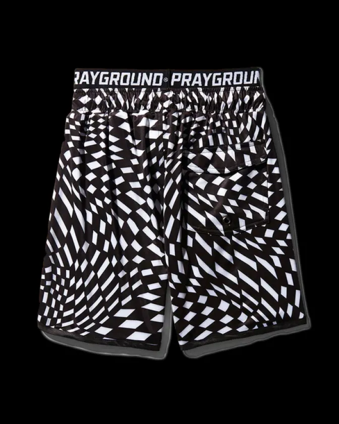 KIDS TRIPPY SWIM TRUNKS
