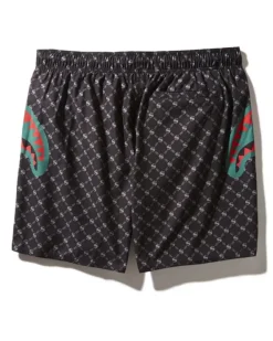 MIDNIGHT MONEYGRAM SHOTO SWIM TRUNKS