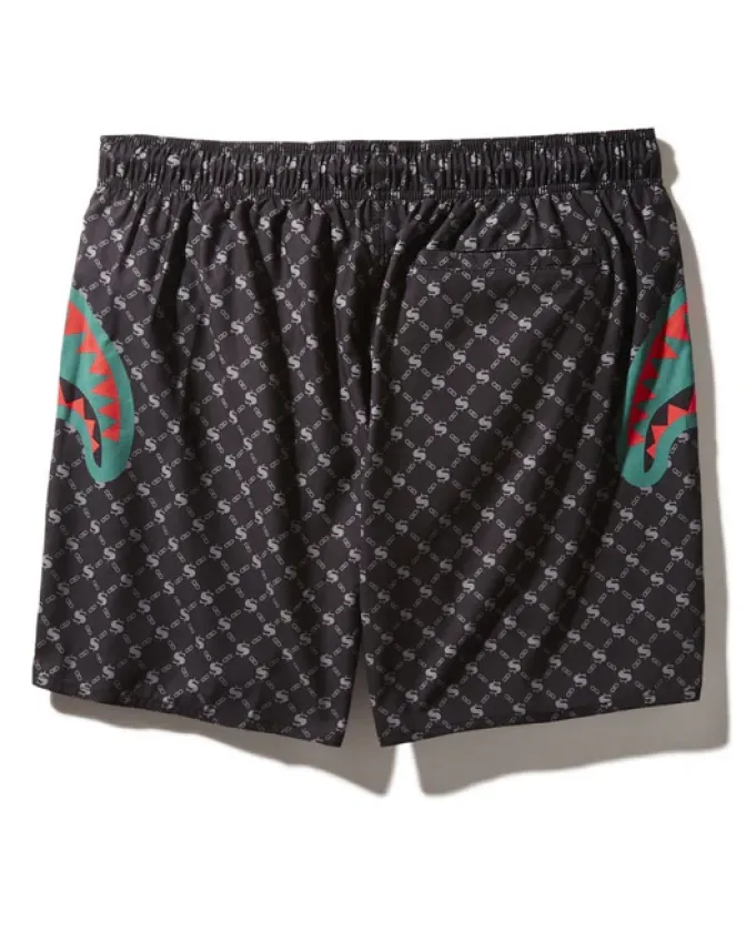 MIDNIGHT MONEYGRAM SHOTO SWIM TRUNKS
