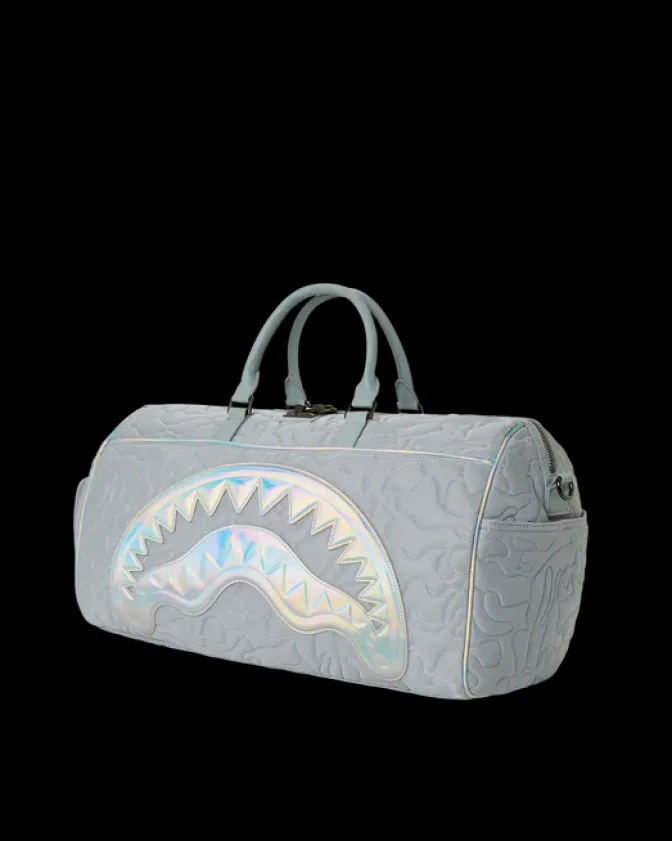 MIRASHAKU IRIDESCENT QUILT DUFFLE
