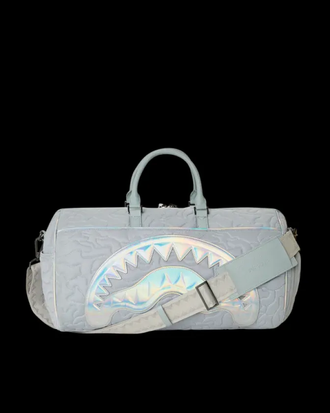 MIRASHAKU IRIDESCENT QUILT DUFFLE