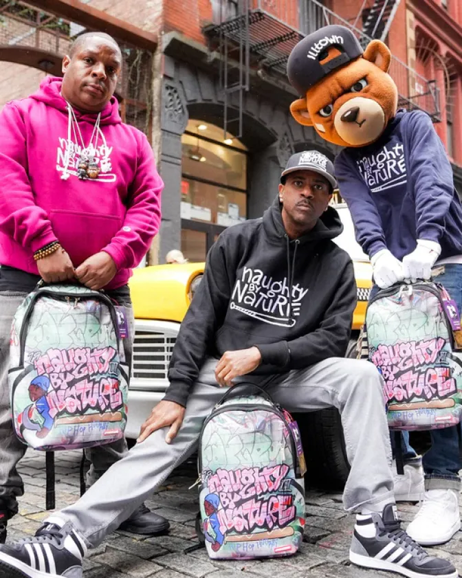 NAUGHTY BY NATURE HIP HOP HOORAY 30TH ANNIVERSARY COLLAB BACKPACK