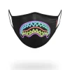NEON SHARK FORM-FITTING MASK