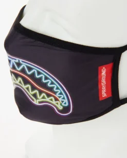 NEON SHARK FORM-FITTING MASK