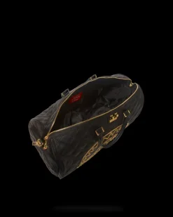 NOIR QUILT GOLD CHAIN SHARK DUFFLE