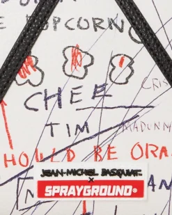 OFFICIAL BASQUIAT UNTITLED (CHEESE POPCORN) 1983 HANDBAG