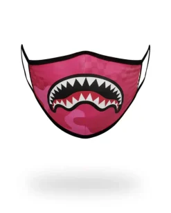 PINK ANIME SHARK FORM-FITTING MASK