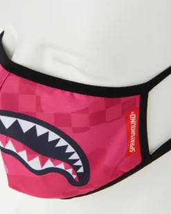 PINK ANIME SHARK FORM-FITTING MASK