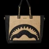 RAFFIA PALM TOTE