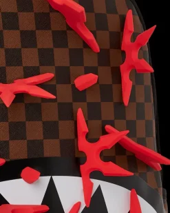 REAL 3D NINJA STARS SMASHED BACKPACK (DLXV)