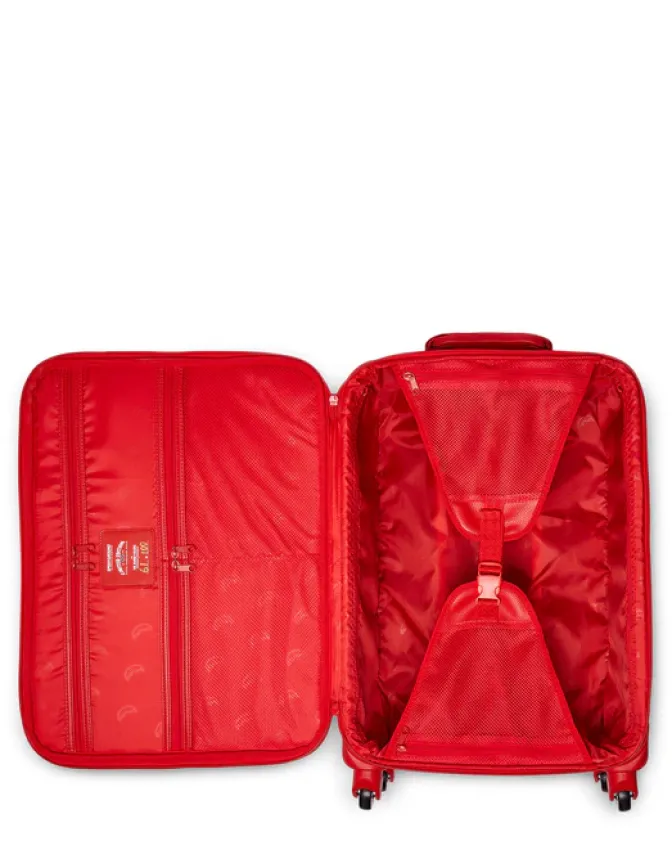 RED RIVIERA JETSETTER CARRY-ON LUGGAGE