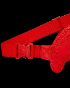 RED RIVIERA SHARKMOUTH CROSSBODY