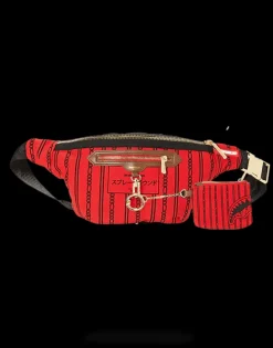 REVERSE SHARKS IN PARIS CROSSBODY (RED)