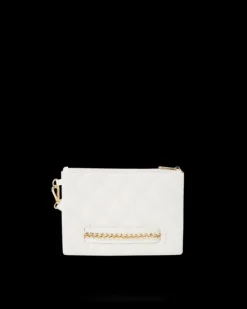 RIVIERA LE BLANC GOLD  CHAIN SHARK CROSSOVER CLUTCH