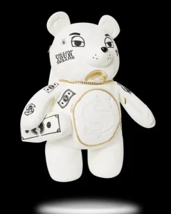 RIVIERA LE BLANC GOLD CHAIN MONEYBEAR TEDDYBEAR BACKPACK
