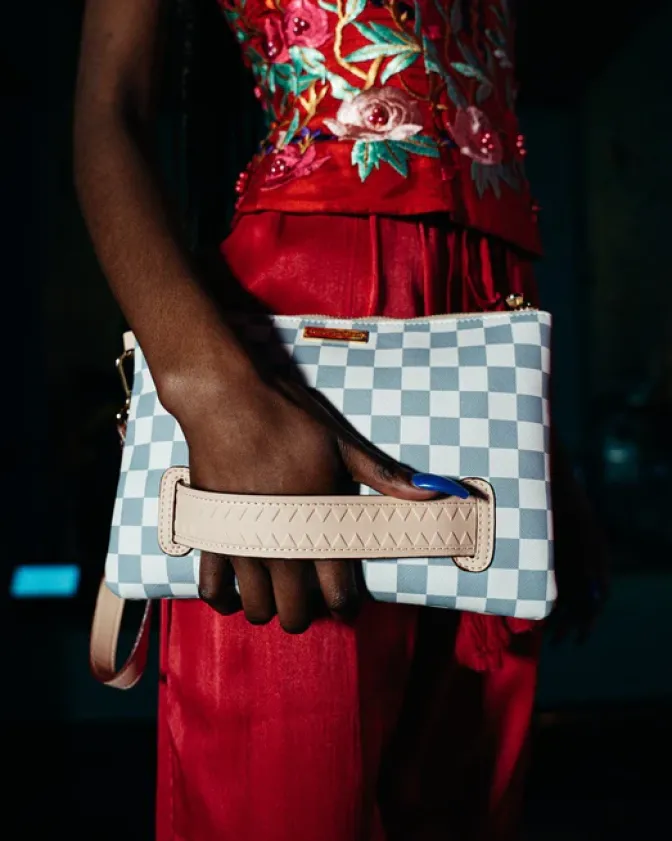 ROSE ALL DAY LA PALAIS CROSSOVER CLUTCH