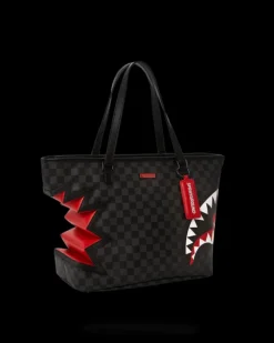 SHARK BITE SHARKS IN PARIS GRAY TOTE