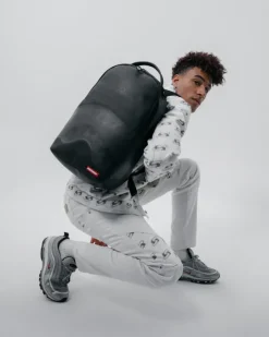 SHARK CENTRAL (BLK ON BLK) BACKPACK (DLXV)