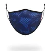 SHARK CHECK (BLUE) FACE MASK