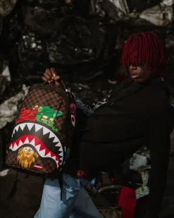SHARKS IN PARIS CHARACTERS SNEAKIN BACKPACK (DLXV)