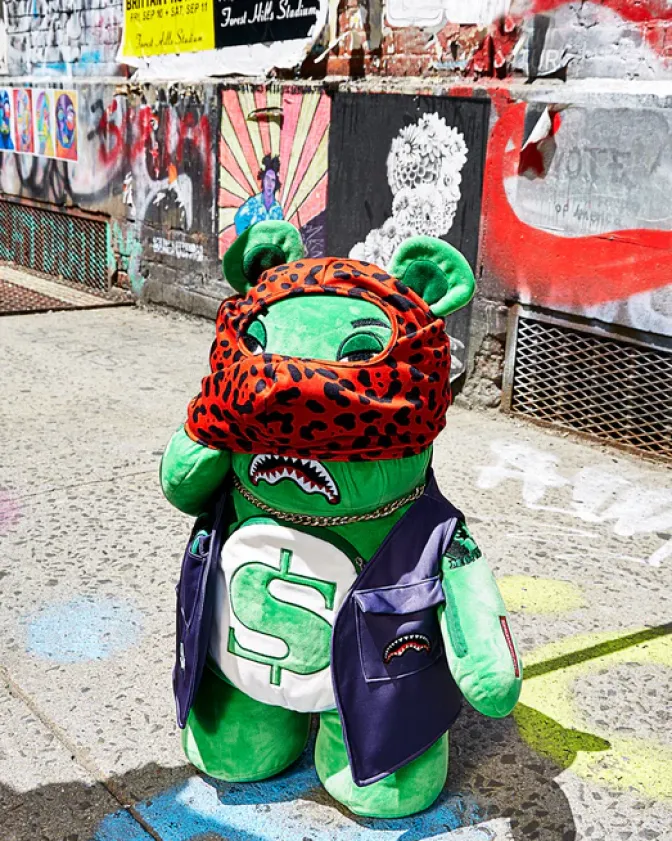 SKI MASK THE BEAR - MONEYBEAR TEDDYBEAR BACKPACK