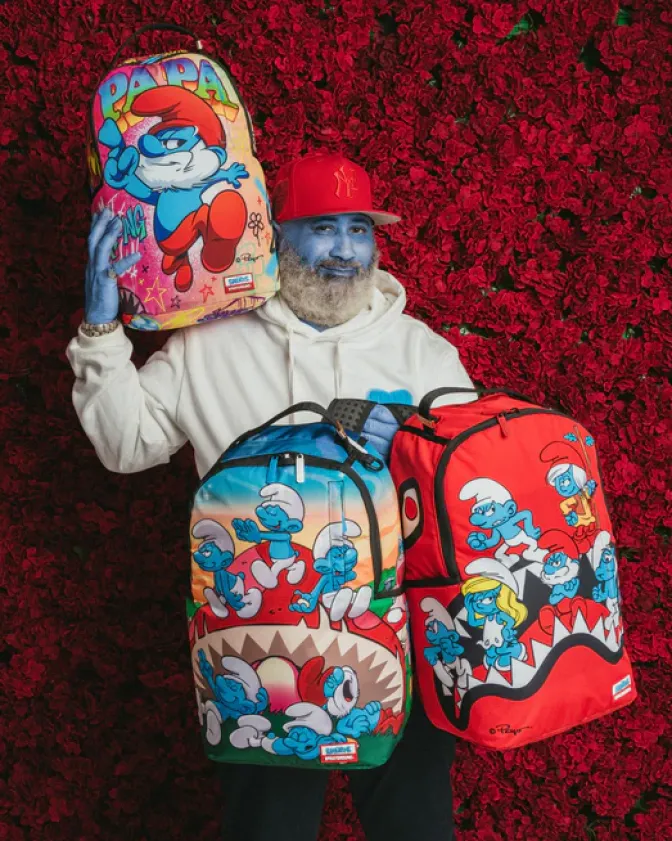 SMURFS SHARK BOUNCE BACKPACK