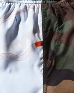 SPLIT BITE CAMO SHOTO SWIM TRUNKS