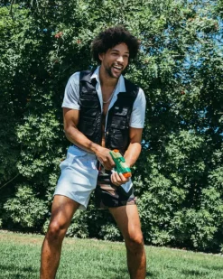 SPLIT BITE CAMO SHOTO SWIM TRUNKS